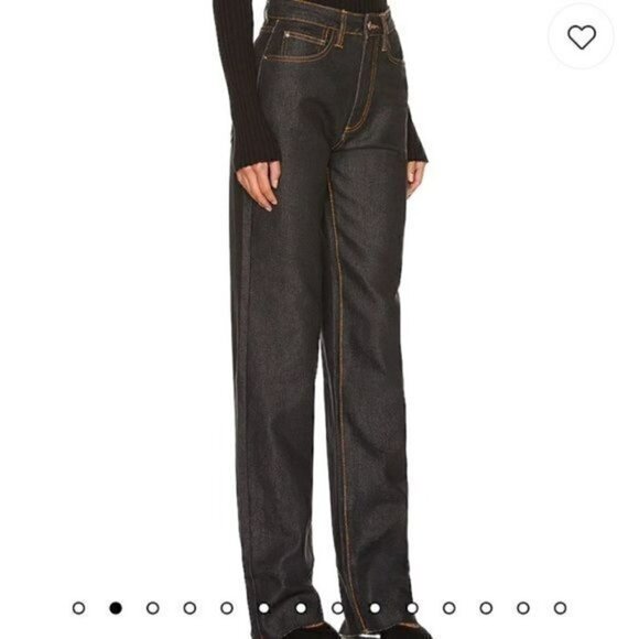 We wore what Womens High Rise Dad Jean in Dani Blue & Black size 28 - Picture 10 of 10